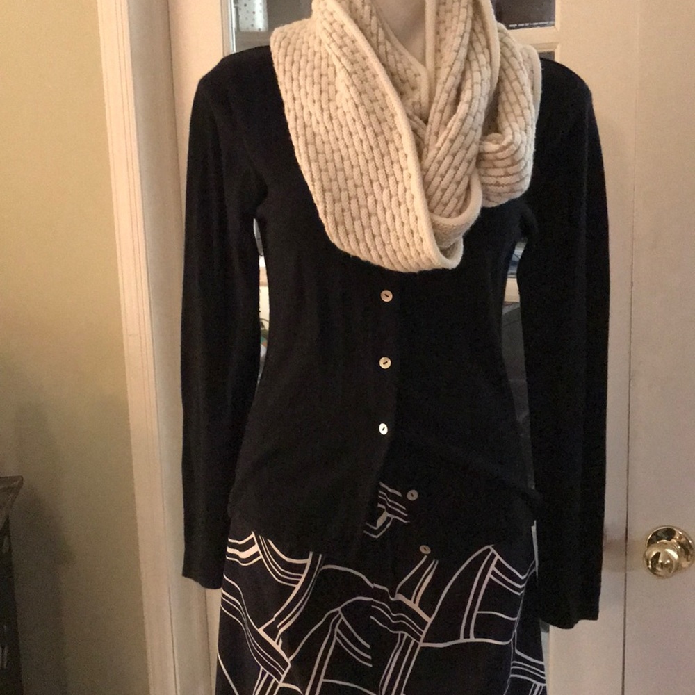 Soft Cashmere & Silk black sweater